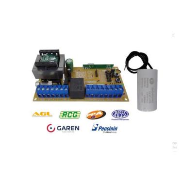 Imagem de Placa Central Motor Portão X2 Para Ppa Rcg Gatter c/ Capacitor 12uf - 