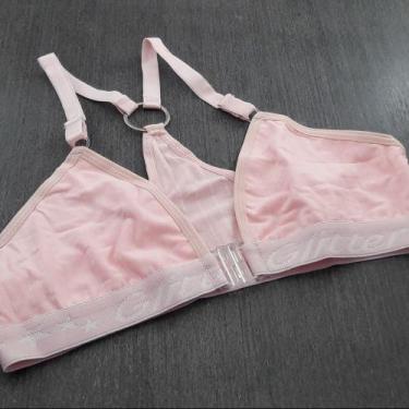 Imagem de Sutiã Sem Bojo Nadador Risca de Giz Confortável Seios Pequenos - Saulo