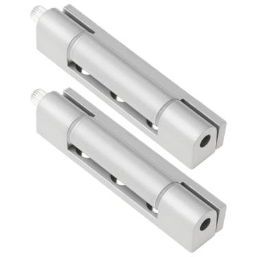 Imagem de eMagTech 2 peças dobradiças de porta UPVC 92 mm perfil 0 graus dobradiça lápis K3282 CL240-1 branco