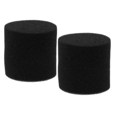 Imagem de PRETYZOOM Plugue de saída de alto-falante, 2 peças de inserção de esponja de baixo para amortecimento de plugue de porta acústica para redução de ruído em alto-falantes domésticos