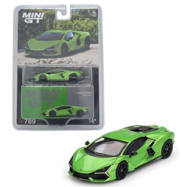 Imagem de Diecast Model Car Compatible with Mini GT 1:64 Lamborghini Revuelto Verde Selvans Green Limited Edition MGT00789