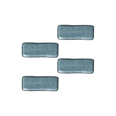 Imagem de Conjunto de Travessas Retangulares Pequenas Porto Brasil Orgânico Night Sky 22x9,5cm - 4 Peças