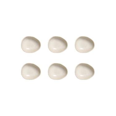 Imagem de Conjunto de Cumbucas Oval Porto Brasil Orgânico Latte 265ml - 6 Peças