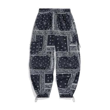 Imagem de Calças cargo ZAFUL Flat Pocket Parachute para homens e mulheres