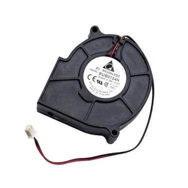 Imagem de Novo projetor de ventilador de turbina centrífuga BUB0724H 24V 0,18A 75 * 75 * 30 mm 7530 2 linhas