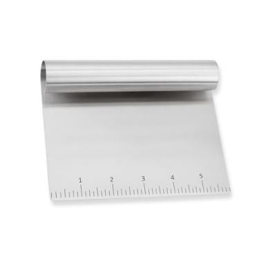 Imagem de Espátula Cortadora de Massas Macarrão Pão Legumes Transferir Alimentos Multifuncional Aço Inox (G) Confeitaria Cozinha Profissional - Linha Cozinha Moderna&Prática