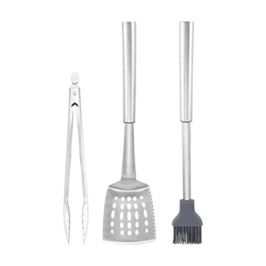 Imagem de Farberware BBQ Stainless Steel Tool Set, 3 Piece, Stainless Set