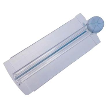 Imagem de CarpNettore Cortador de Papel 12 em 1, Cortador de Papel Manual, Leve E Resistente, para Cartões de Visita, Artesanato, Scrapbooking, Fotos DIY, Azul