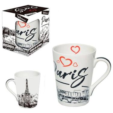 Imagem de Caneca Cerâmica Paris Wellmix 340Ml