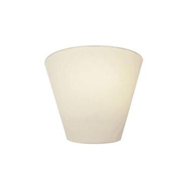 Imagem de Arandela Retro Cone Md-2001 Cúpula Em Tecido 25-26x13cm Branco - Bivolt