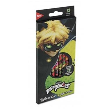 Imagem de Lápis De Cor Tris 12 Cores Miraculous