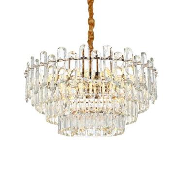 Imagem de Pendente Cristal Koine 60cm 11*E14 Ouro Brilho - Nordecor
