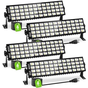 Imagem de Luzes LED para lojas Linstaine 100W 11000LM IP66 à prova d'água, pacot