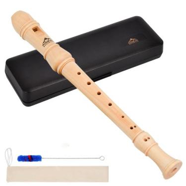 Imagem de Gravador de soprano EASTROCK German Fingering C Key Maple Wood