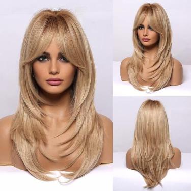 Imagem de Peruca HAIRCUBE sintética em camadas para mulheres