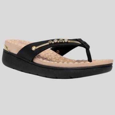 Imagem de Tamanco Chinelo Feminino Ultra Conforto Tresse Modare 7151.115.21736 Preto N°36-Feminino