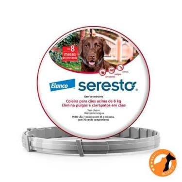 Imagem de Coleira Seresto para Cães acima de 8 Kg - Elanco