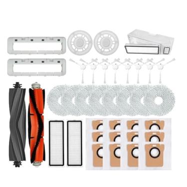 Imagem de Compatible With XM Robot Vacuum X10+ X10 Plus B101GL Spare Parts Accessories Main Side Brush Hepa Filter Dust Bag Rag Mop Stand Dust Box(37PCS)