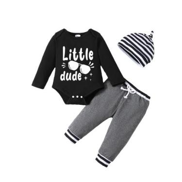 Imagem de Conjunto de roupas NZRVAWS para bebês recém-nascidos de 0 a 3 meses, 3