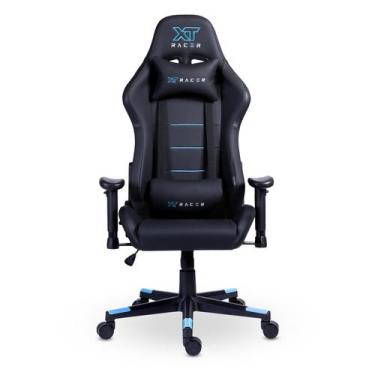 Imagem de Cadeira Gamer Xt Racer Attack - Preta E Azul