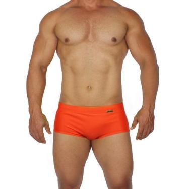 Imagem de Sunga Masculina Listrada Cores Lisas Hoggi Wear Verão praia piscina, L