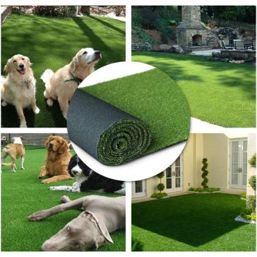 Imagem de Grama Sintética Jardim Bicolor 20mm 2,00m X 50cm