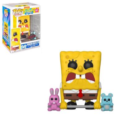 Imagem de Funko Pop Spongebob 917 Bob Esponja Weightlifter Exclusive