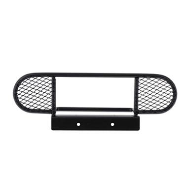 Imagem de Luzhengyang 1:10 RC Front Bumper Bull Bar for D90 D110 Defender | Metal Front Bumper for RC Crawler | Invisible Mounting Screws | Increased Approach Angle | Black | Compatible with D90 D110 |