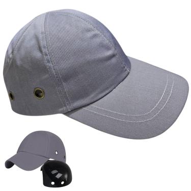 Imagem de Bone com Capacete EPI Obra Segurança Reparo Casquete Construçao Oficina Proteçao Resistente Trabalho