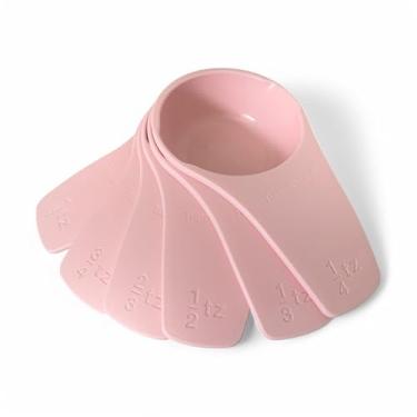 Imagem de Tupperware Conjunto de 6 copos medidores - idioma espanhol - (Tz = copo) em rosa