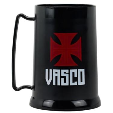 Imagem de CANECA GEL PEí A PRETO CRUZ DE MALTA - Vasco