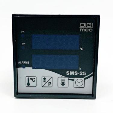Imagem de Controlador de Tempo e Temperatura 72x72mm SMS-25 300 Graus 90-240Vca 