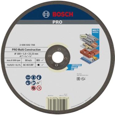 Imagem de Bosch Disco de Corte MultiConstruction 180x1,6mm Centro Reto
