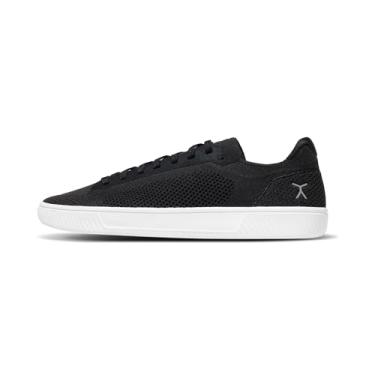 Imagem de FLUX FOOTWEAR Adapt Knit Trainer – Sapato de bico largo com aterramento Earth-Line, sola zero, cabedal de malha respirável e lavável na máquina – Perfeito para uso diário e treinamento leve, Preto