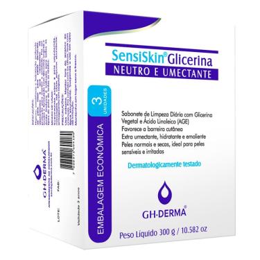 Imagem de Sabonete Infantil GH Neutro e Umectante 3 Unidades com 100g cada