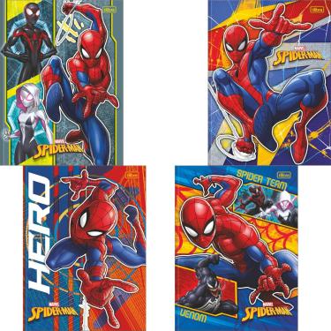 Imagem de CADERNO BROCHURA CAPA DURA UNIVERSITÁRIO SPIDER MAN 80FLS