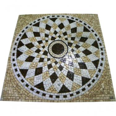 Imagem de Piso Em Mosaico Romano Semente De Girassol Ii Tamanho 100cm