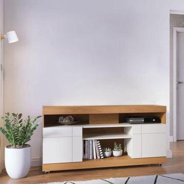 Imagem de Rack Bancada Ambiente Yara Freijó Off White – Colibri