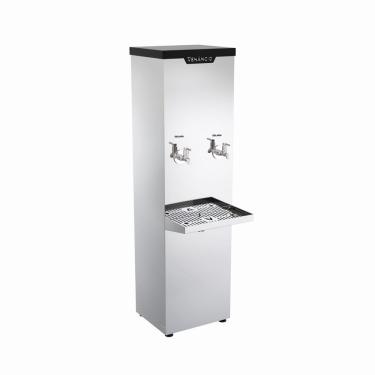 Imagem de Bebedouro Industrial Refrigerado Inox De Coluna 25L 2 Torneiras Geladas 220V BI25L