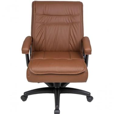 Imagem de Cadeira Diretor Para Escritório Com Mola Ensacada Marrom