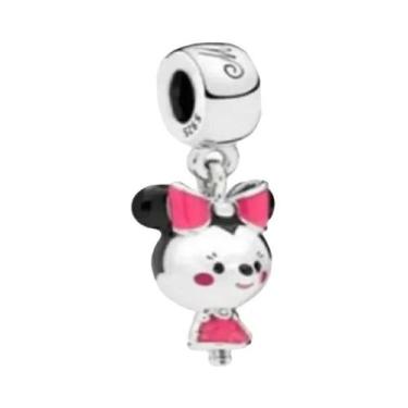 Imagem de Charm De Prata Esterlina 925 Da Disney Para Pulseira Mickey Minnie, Be