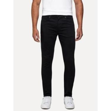 Imagem de Calça Guess Masculina Slim Sarja 5 Pockets Preta-Masculino