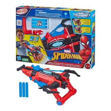 Imagem de Lançador Marvel Aranha Nerf - Ataque Duplo com 2 Maneiras de Brincar - F7852 - Hasbro