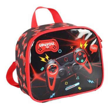 Imagem de Lancheira Térmica de Costas Game Play Infantil Escolar Passeio (Vermelho)