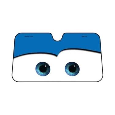 Imagem de Protetor Solar Para Carro Grande 150x70CM Com Olhos De Desenho Animado