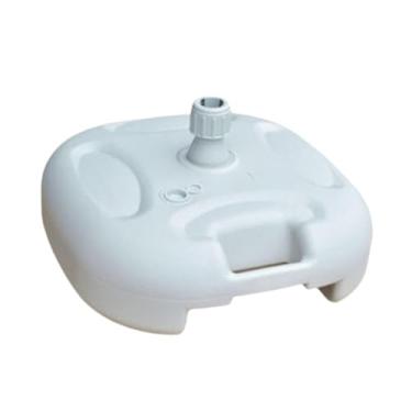 Imagem de IEUDNS Suporte para guarda- de pátio, suprimentos de suporte, reposição de 20L, base em arco de balão, suporte para móveis de área externa, piscina, Branco