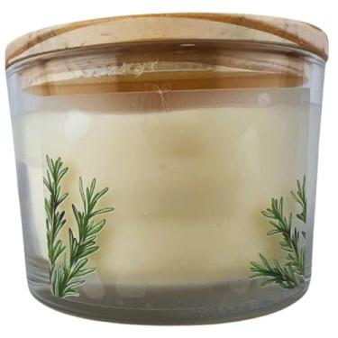 Imagem de Kit 2 Velas Aromáticas Lavanda e Alecrim – Cera de Coco Vegana, Queima Limpa e Longa Duração | Decoração e Bem-Estar