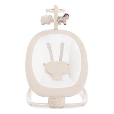 Imagem de Mastela Cadeira Infantil Musical E Vibratória Compact Bege - Até 9kg