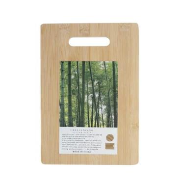 Imagem de Tabua De Corte 100% Bambu 20x30cm Para Corte de Carnes Legumes e Veget