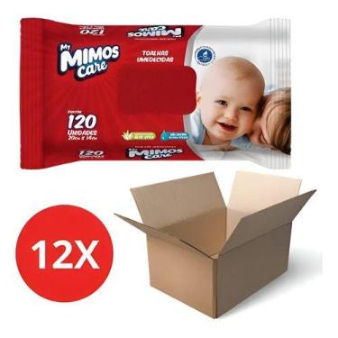 Imagem de 12 Pacotes Toalha Lenço Umedecido My Mimos Care 1440unid.